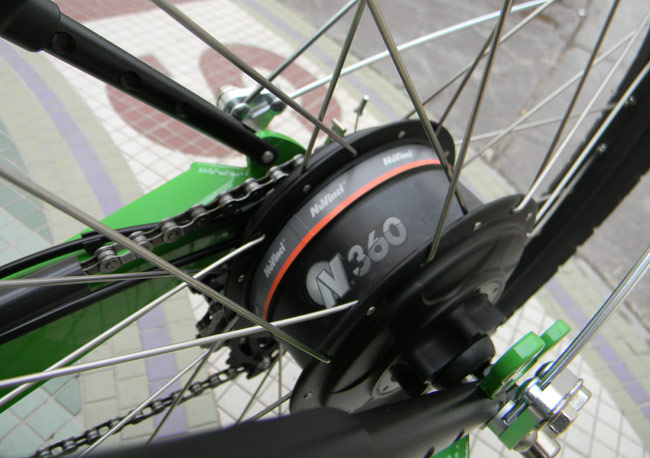  - The KMX 20/20 comes stock with the Nuvinci N360 hub.