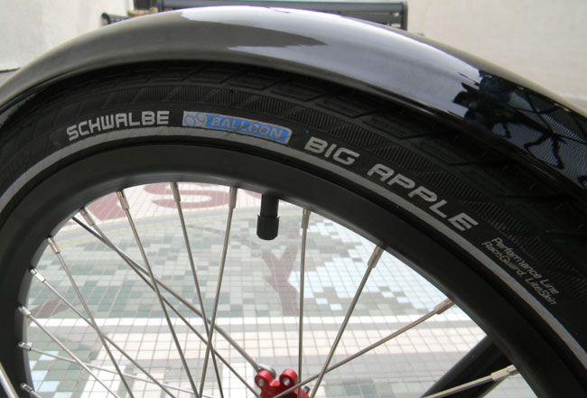  - We've got the Schwalbe Big Apples for a smooth ride.