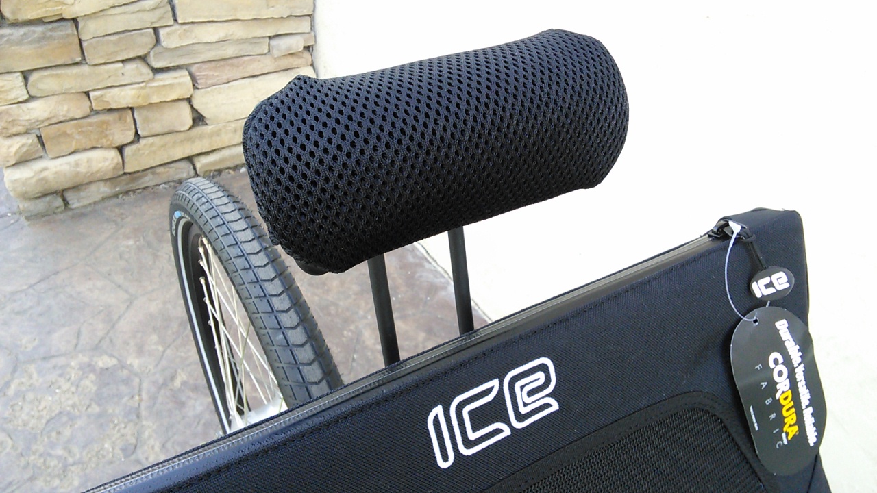 ICE Adjustable Neck Rest - For Mesh Seat - 