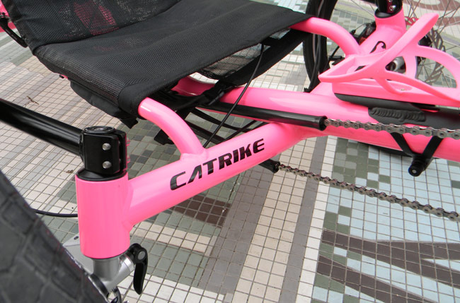  - We even managed to get a perfectly matching pink bottle cage, thanks to Velocity.