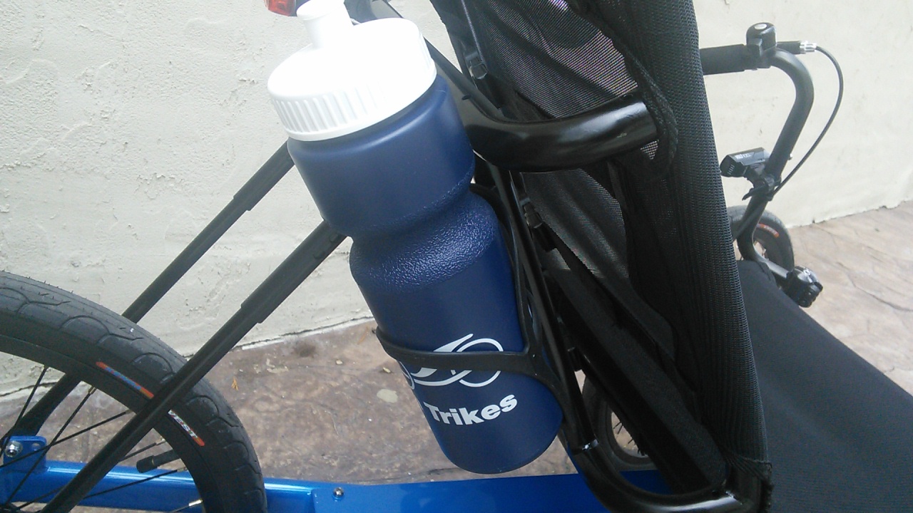 Velocity Bottle Cage with Utah Trikes Water Bottle - 