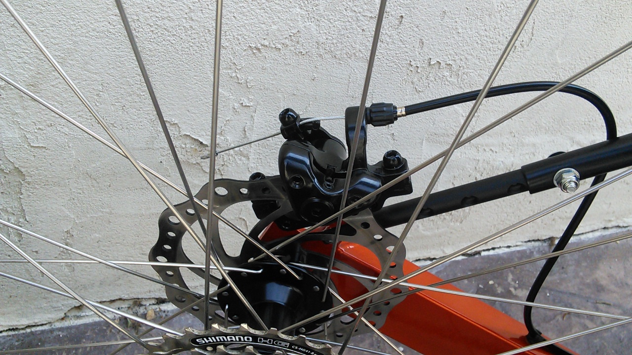 Rear Disc Brake with Locking Lever - 