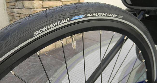  - The Schwalbe Marathon Racers are probably the best all-around tire available. Fast, durable, and excellent puncture resistance.