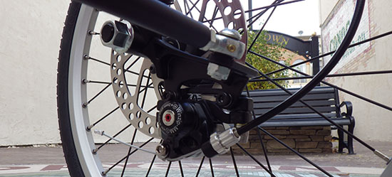  - The Winzip brake calipers are floating so they squeeze the rotors from both sides evenly.
