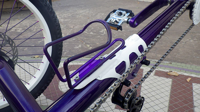  - Bottle cage was painted to match.