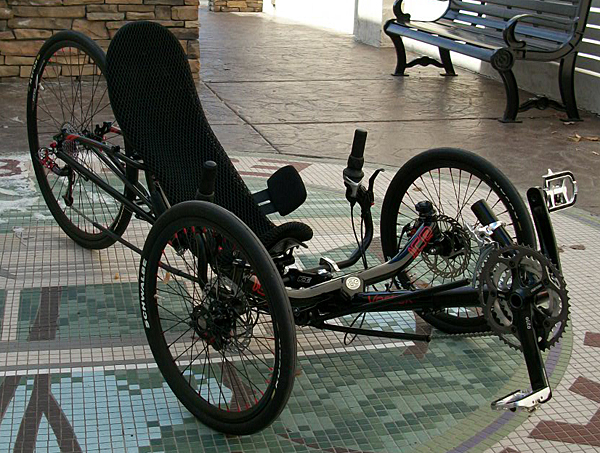 Version 2 - The Vortex Version 2 is a folding trike with a 700c rear wheel and comes with great components.