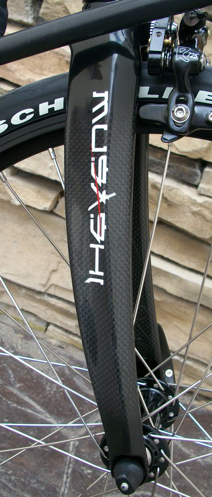 Forks - The forks on this bike are made from carbon fiber.