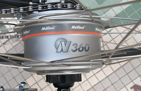 Nuvinci N360 - The new Nuvinci N360 hub is lighter, and has a smoother shifting action. It uses a simpler shifting mechanism, and Nuvinci also changed the ratio in the shifter to reduce the amount of twist required to get from high to low range or vice versa.
