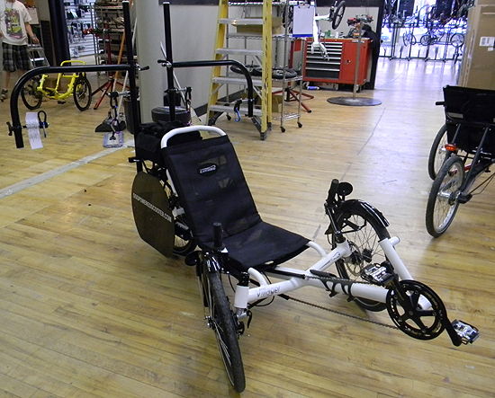  - The New Villager is a great platform for this system because of the rigidity the frame provides. The clamping system makes the bars feel like a extension of the trike rather than a bolt-on accessorie.