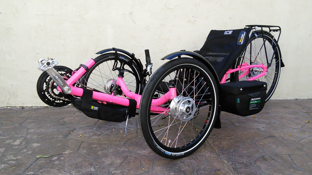 ICE Sprint 26 Trike Neon Pink