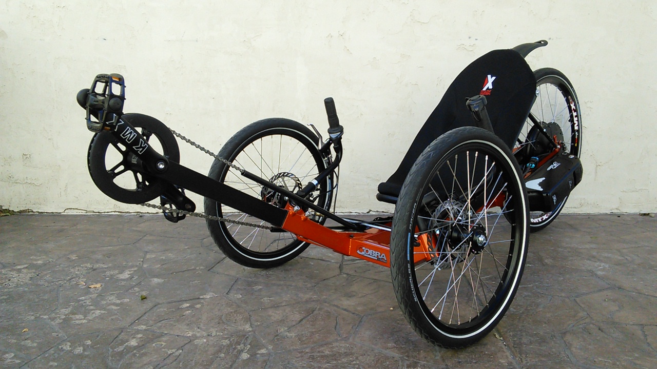 KMX Thunderbolt Motorized Trike Burnt Orange