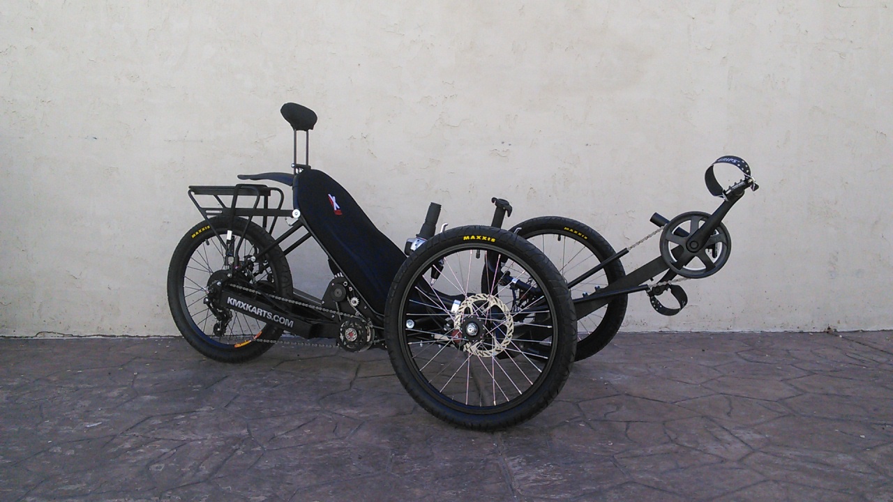 KMX 20/20 EcoSpeed Electric Trike Black 