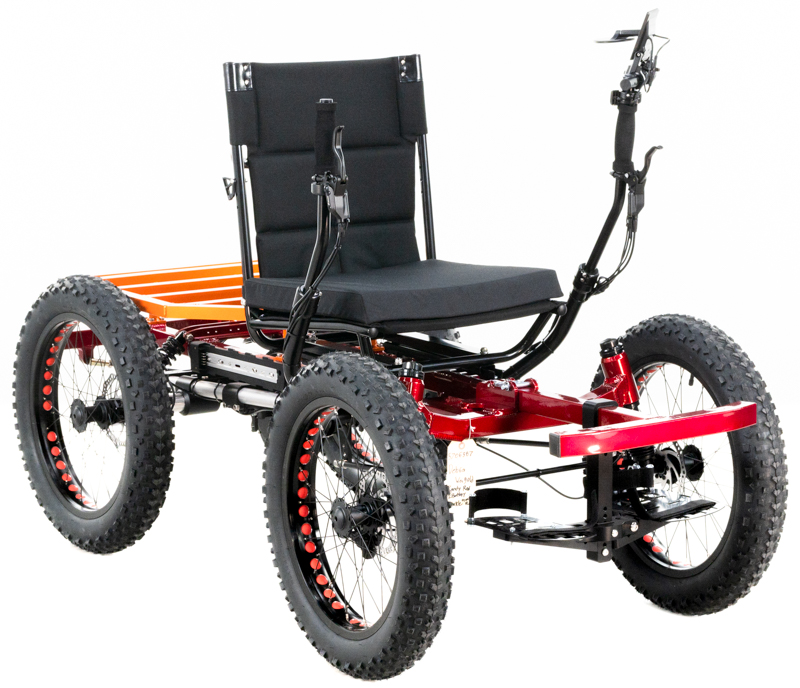 Debra's Candy Red NOTAWHEELCHAIR Rig
