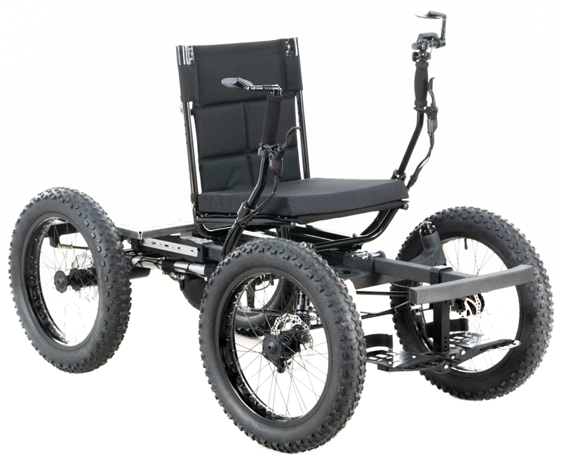 Mirza's Crinkle Black NotAWheelchair Rig