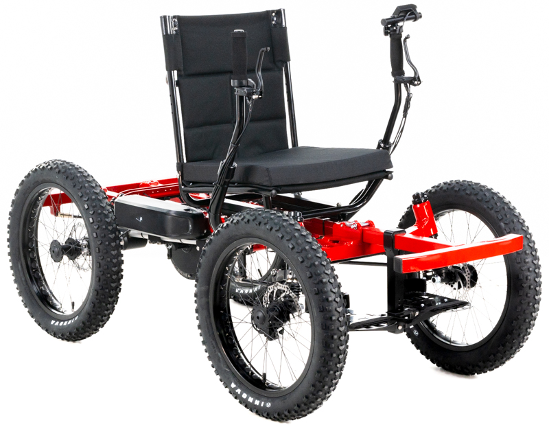 Dino's Red NotAWheelchair Rig