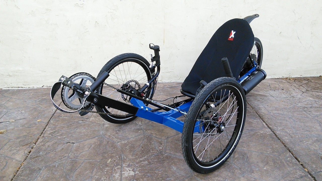 Bengal Blue KMX Thunderbolt Motorized Trike