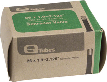 Q-Tubes/Teravail 26x1.9-2.125 Schrader Tube