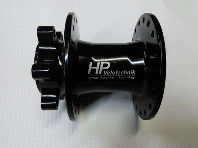 HP Velo 12mm 36H Front Hub - Black