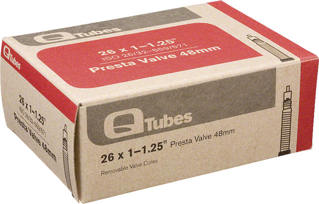 Q-Tubes 26x1-1.25 Presta Valve Tube 32mm