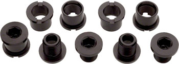 Problem Solvers Single Chainring Bolts - Black Alloy