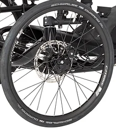 Catrike 700 - 20in OEM Front Wheel - BLACK