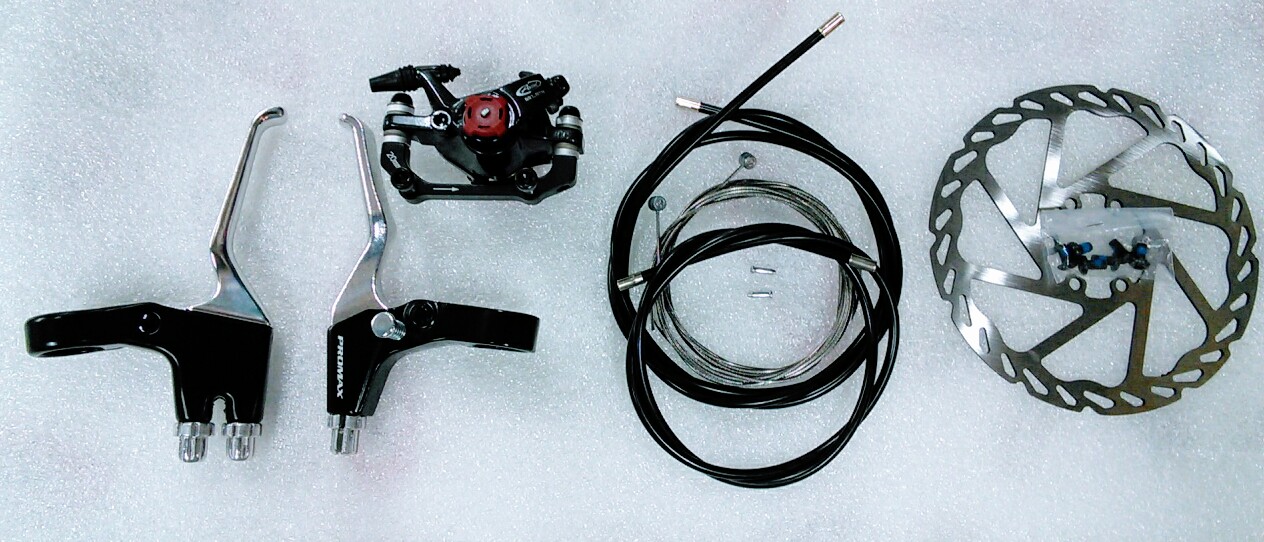 Rear Disc Parking Brake Upgrade Kit - Both Levers Included