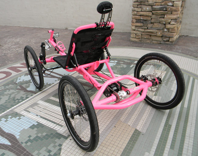 four wheel recumbent bike