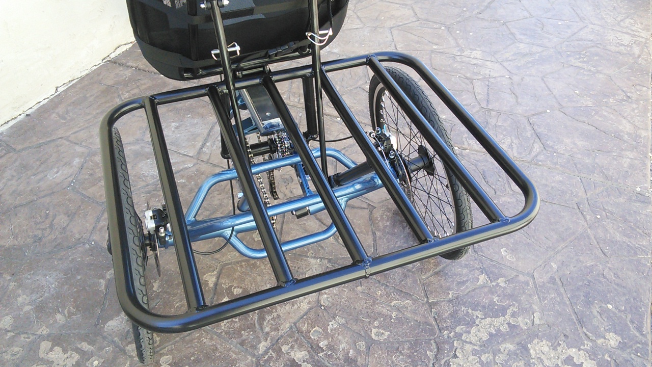 UT Custom Cargo Rack for Sun X3 AX Delta Trike - 