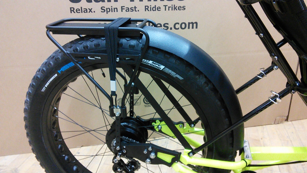  - Utah Trikes Rack with Integrated Fender for Fat Tad