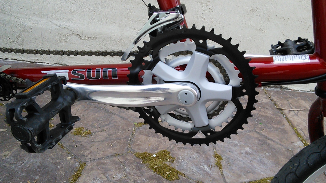 Sun Triple Crankset - 