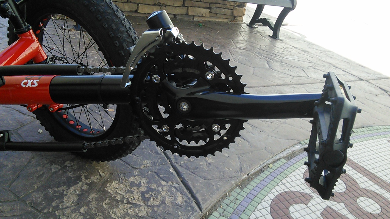 Sun Triple Crankset - 