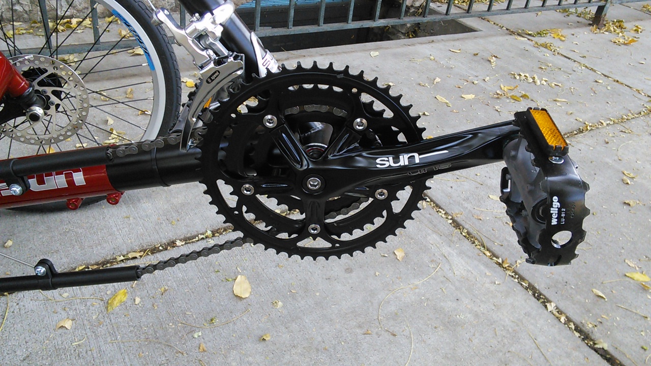 Sun Triple Crankset - 