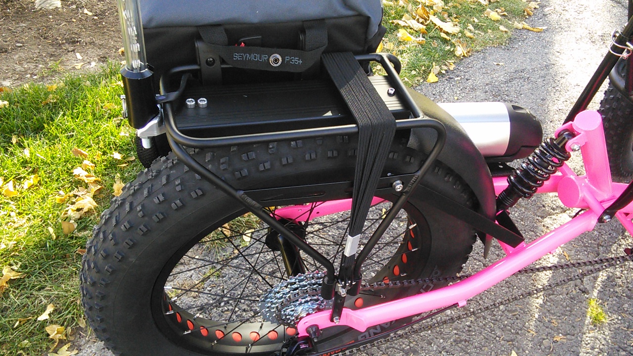 Utah Trikes Rack with Integrated Fender for Fat Tad - 