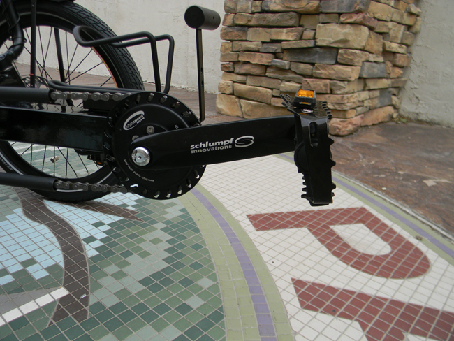 Schlumpf High Speed Drive - shimano alfine rear gearing<BR>8 speed transmission<BR><a href=