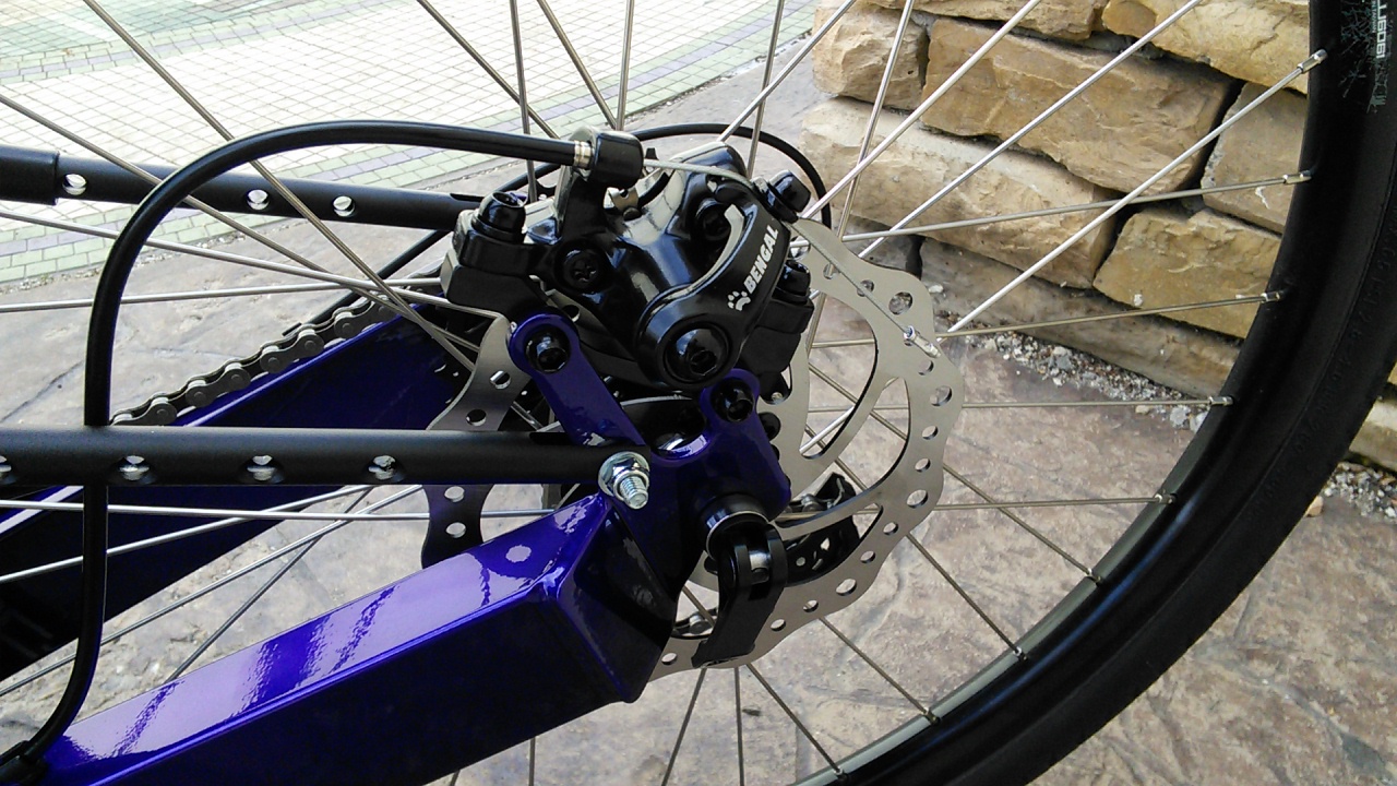 Rear Disc Brake with Locking Lever - 