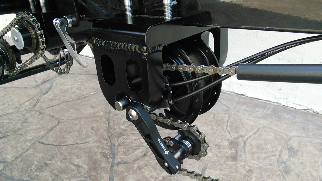 Nuvinci N380 on Custom Mid-Drive Mount - 