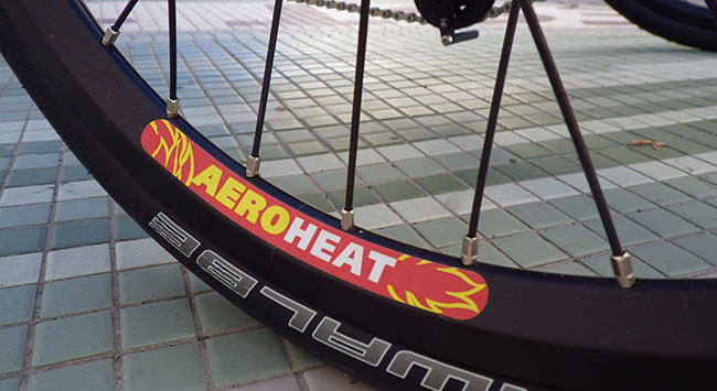  - The front wheels have been upgraded to 20-inch custom Velocity AeroHeats with Durano tires.