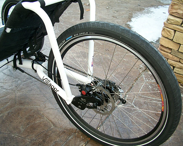Rear Brake - Our Wheel Extension Kit gives you the ability to add a rear brake to your Catrike!!