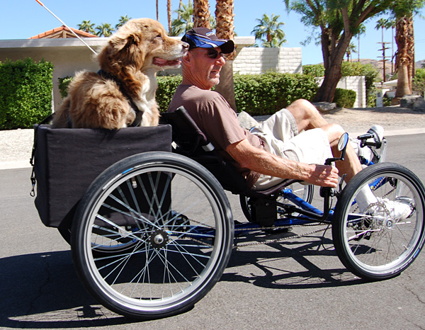 Rudy Riding In His Custom Coach - 