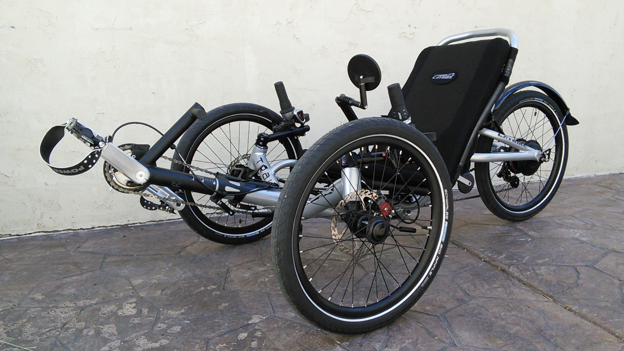 Catrike Trail Folding Recumbent Trike