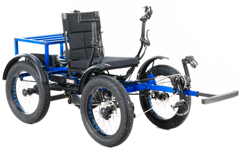 James' Candy Blue Revolution eQuad RS