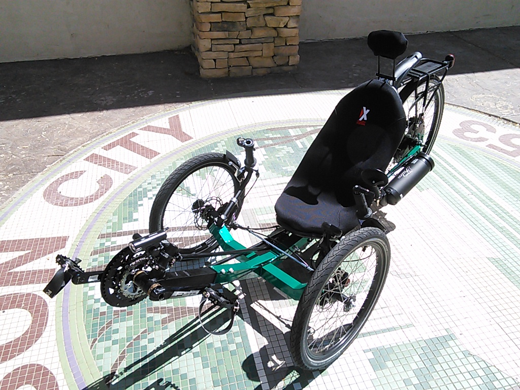 KMX Thunderbolt Motorized Recumbent Electric Trike