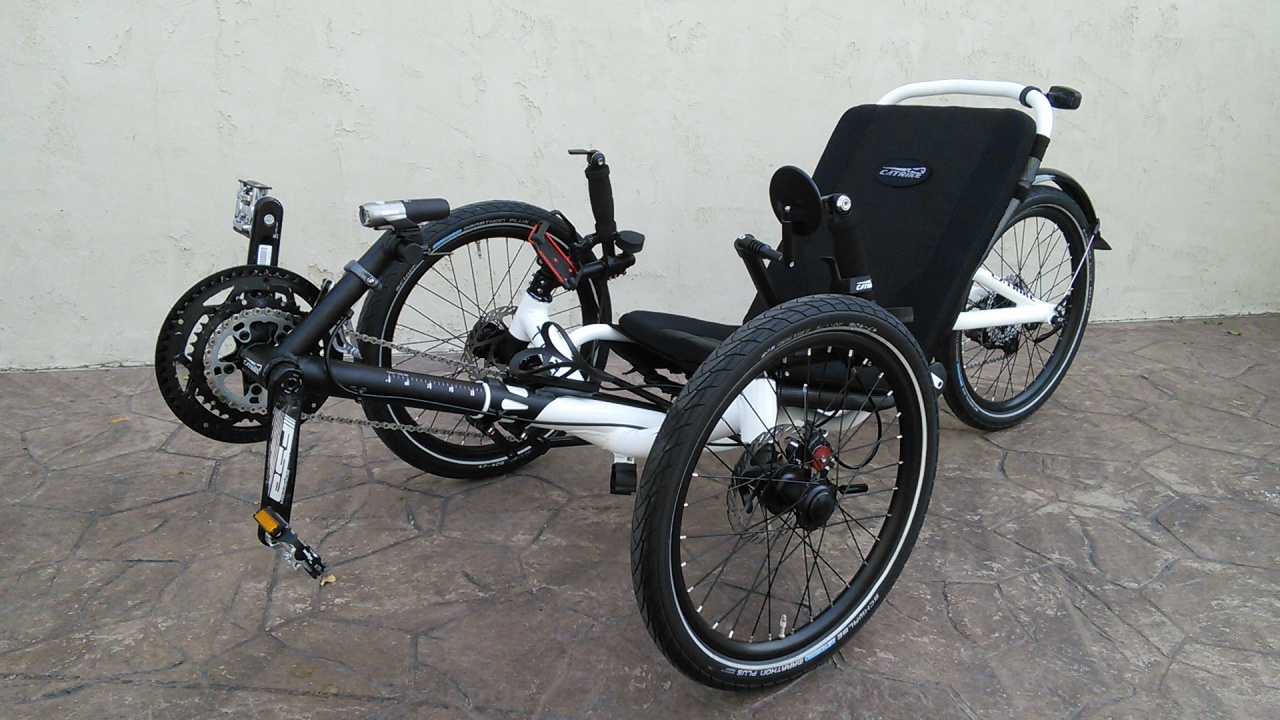 Catrike Trail Folding Recumbent Trike