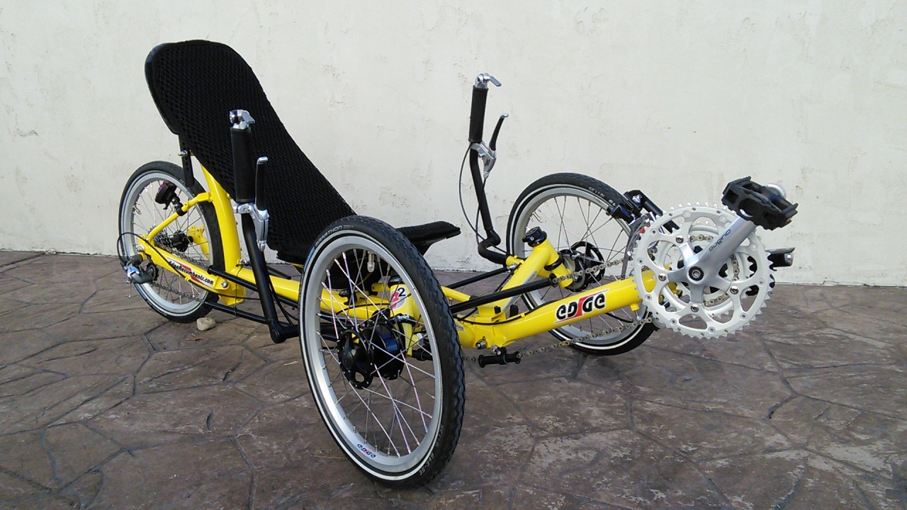 Edge E2 Folding Trike Bengal Yellow