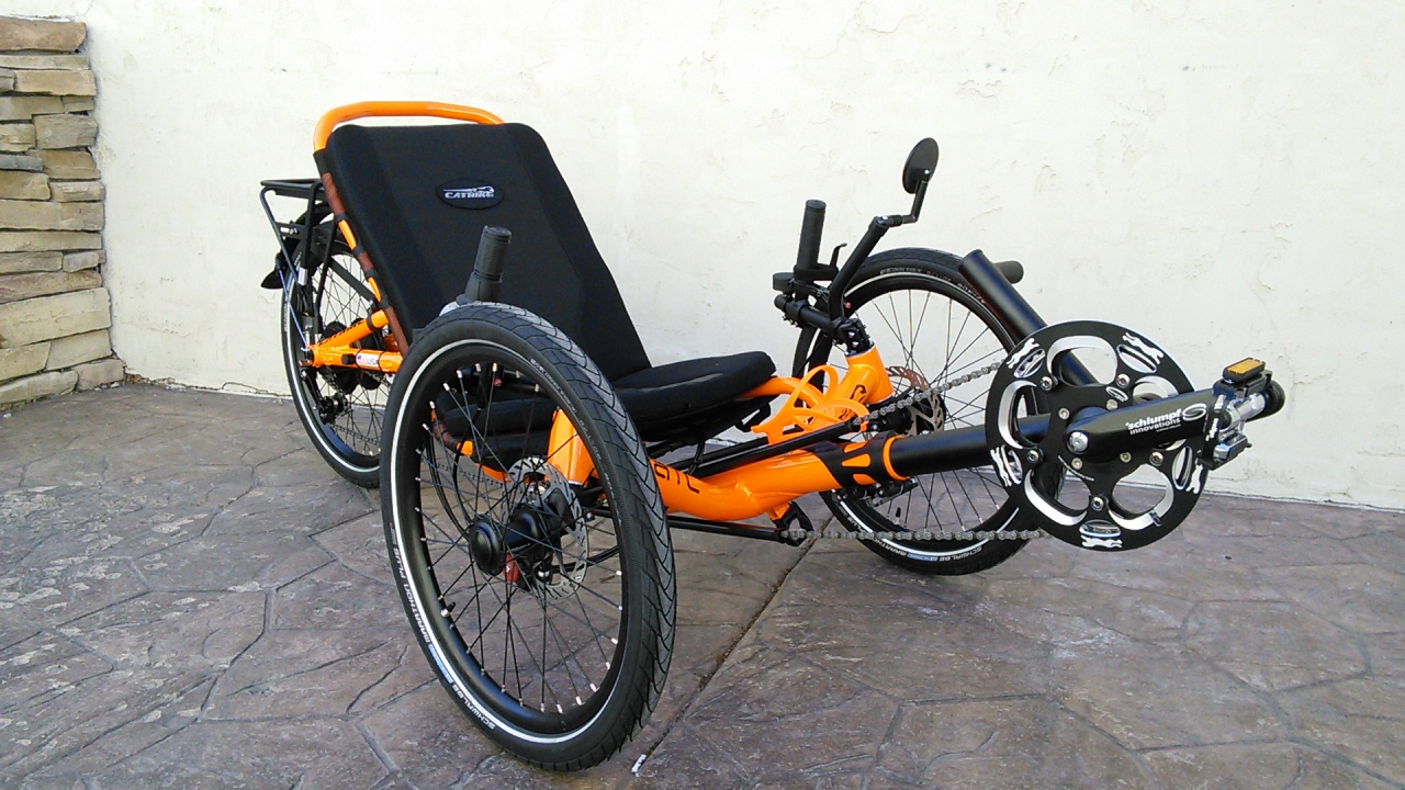 Catrike Trail Folding Recumbent Trike