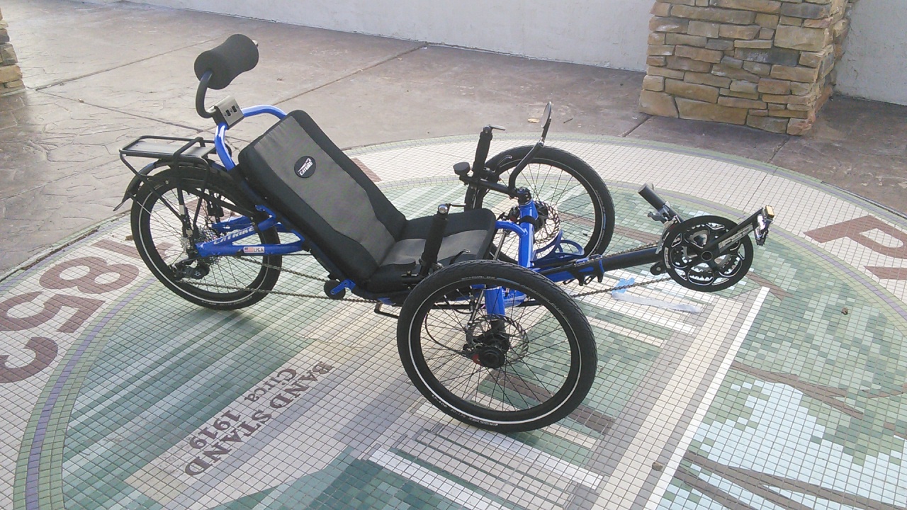 Catrike Trail Folding Recumbent Trike