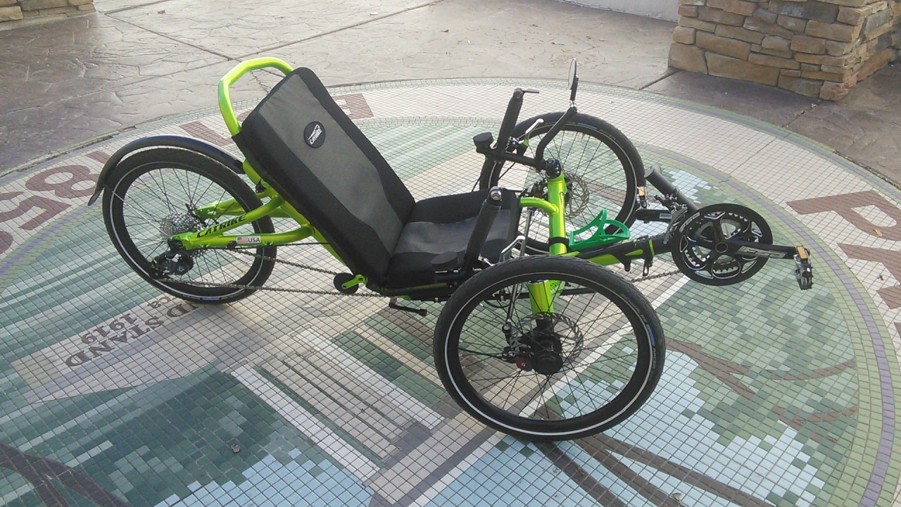 Catrike Trail Folding Recumbent Trike