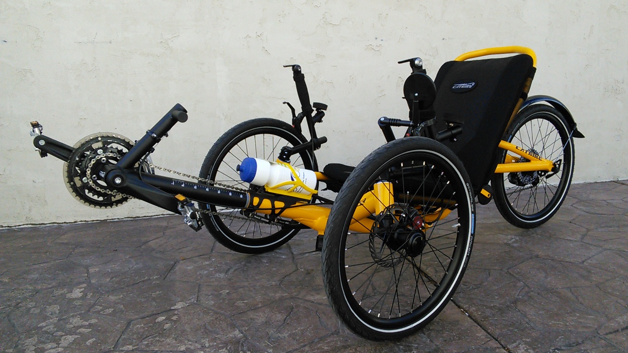 Catrike Trail Folding Recumbent Trike