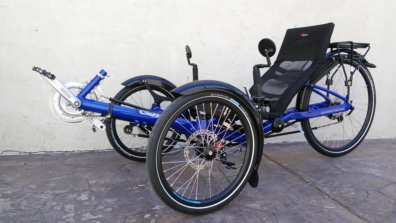 Utah Trikes - Folding HP Velotechnik Gekko FX 26 Deep Blue