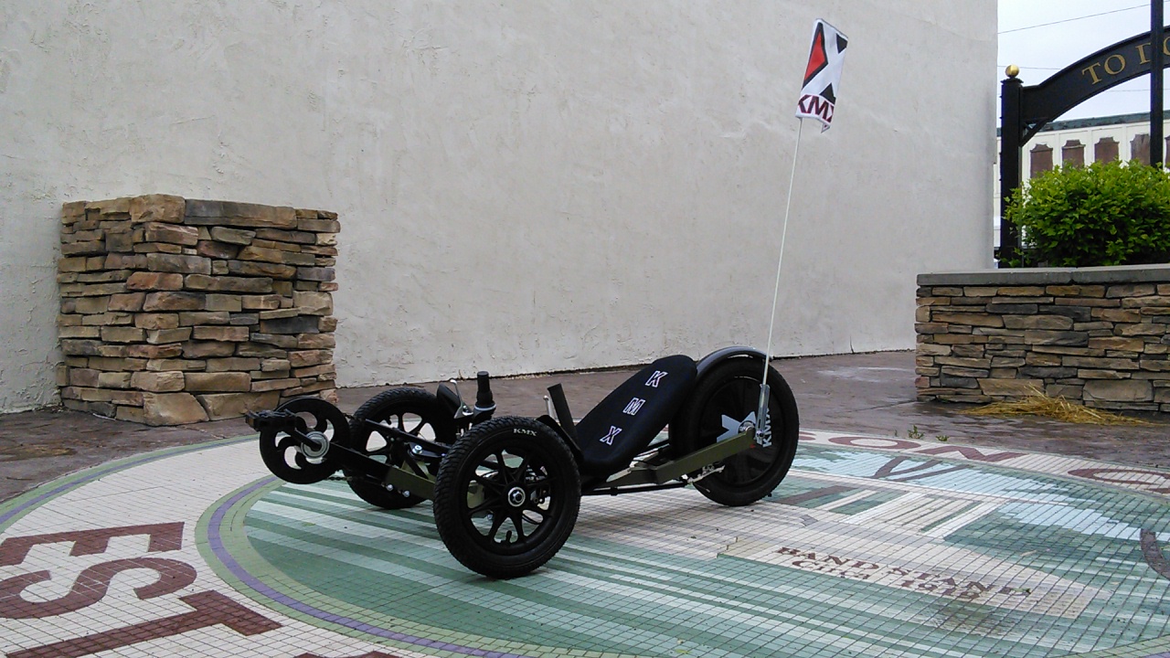 Army Green KMX Kompact Trike For Kids